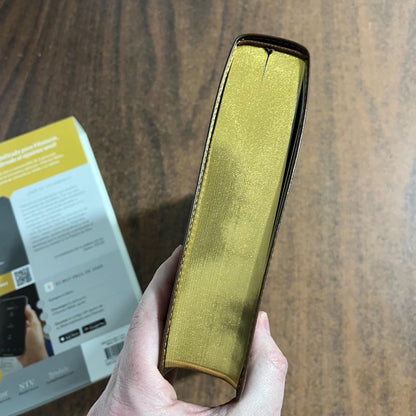Personalized Spanish Bible - NTV Biblia Letra Super Gigante - Giant Print Bible - Rustic Brown LeatherLike -  Imprinted name 9798400511196