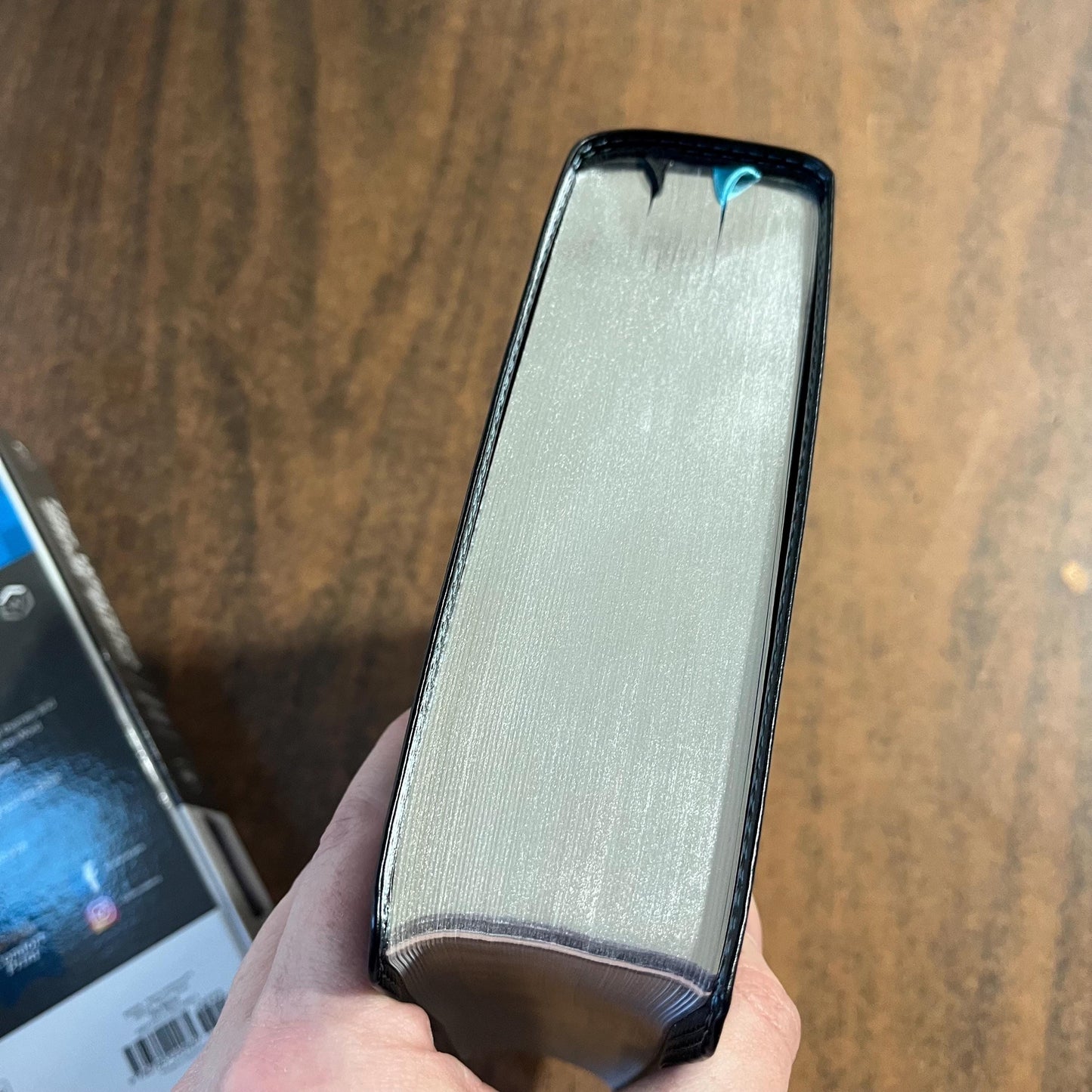 Personalized NKJV Wiersbe Study Bible - Black LeatherSoft - Custom Imprinted engraved with name  9.5 pt print 9780785220985