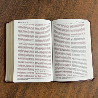 Personalized ESV Giant Print Personal Size Bible (Large Print) - Chestnut Brown TruTone - Custom Imprinted, ISBN 9798874906566