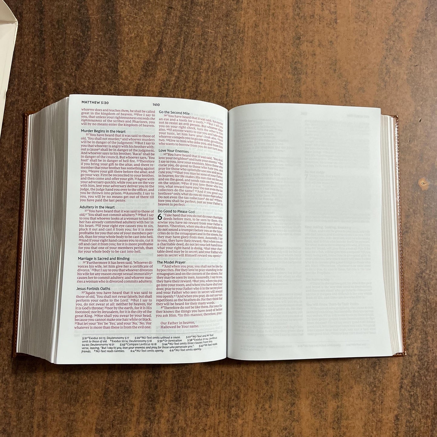 Personalized NKJV Interleaved Journaling Bible - Brown LeatherSoft over Hardcover Cover, Custom Imprinted with name 9780785296355