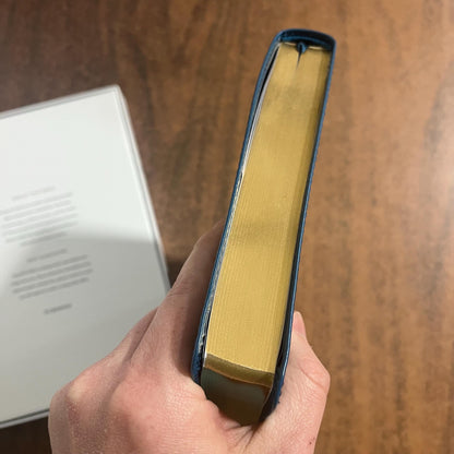 Personalized ESV Giant Print Thinline Bible - Deep Teal TruTone - Custom Imprinted with a name engraved - 9798874906306