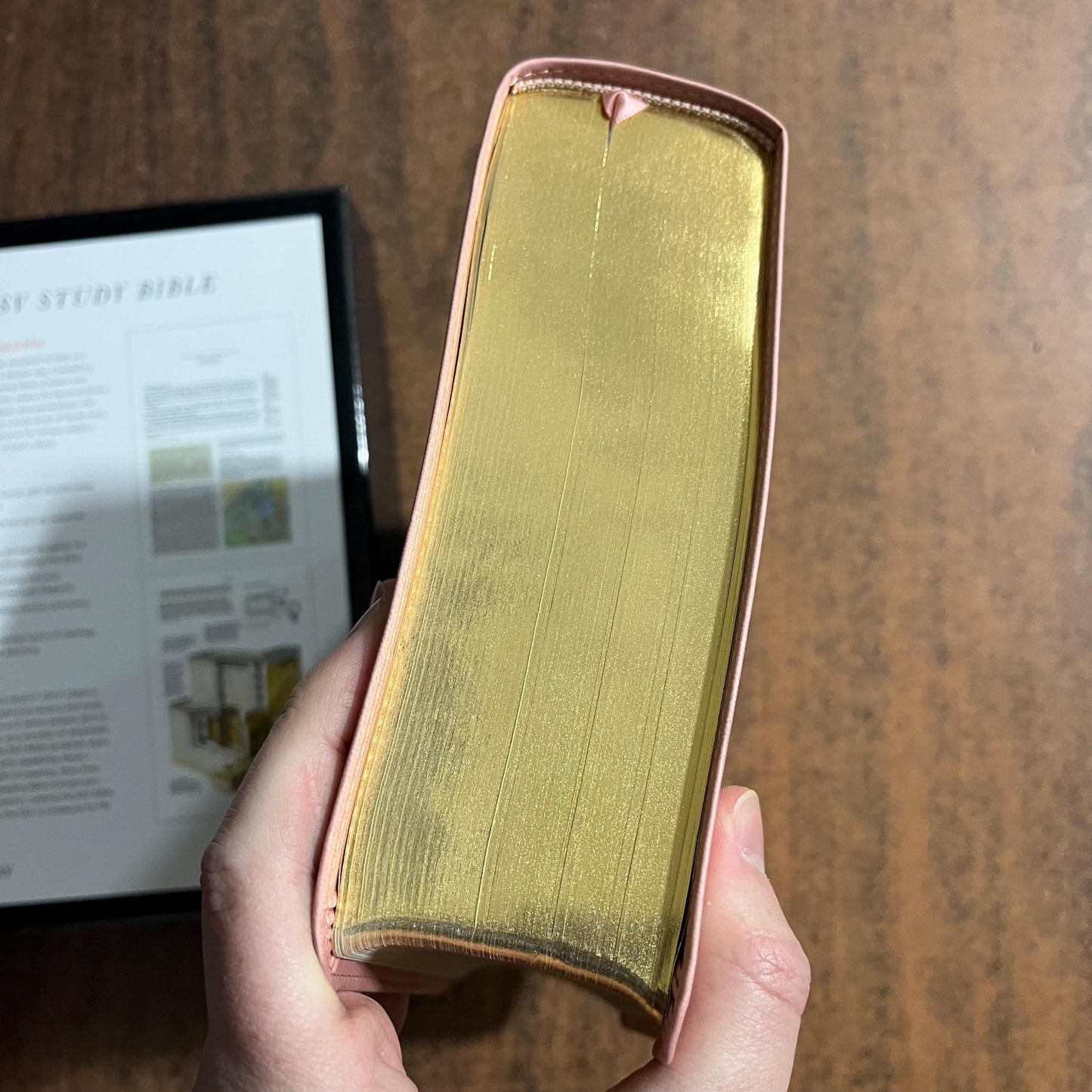 Personalized ESV Study Bible - Blush Rose (Pink) Trutone ** Custom Imprinted with name engraved 9798874902681