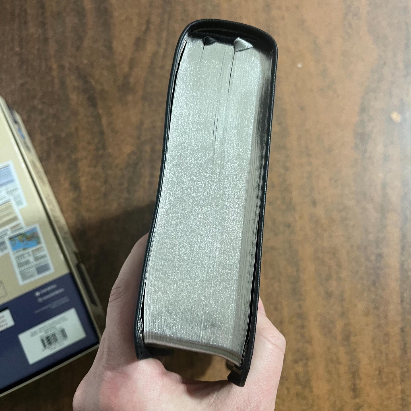 Personalized NIV Application Study Bible Thumb Indexed - Black Genuine Calfskin Leather - 9780310467755 (Update to Life Application Bible)