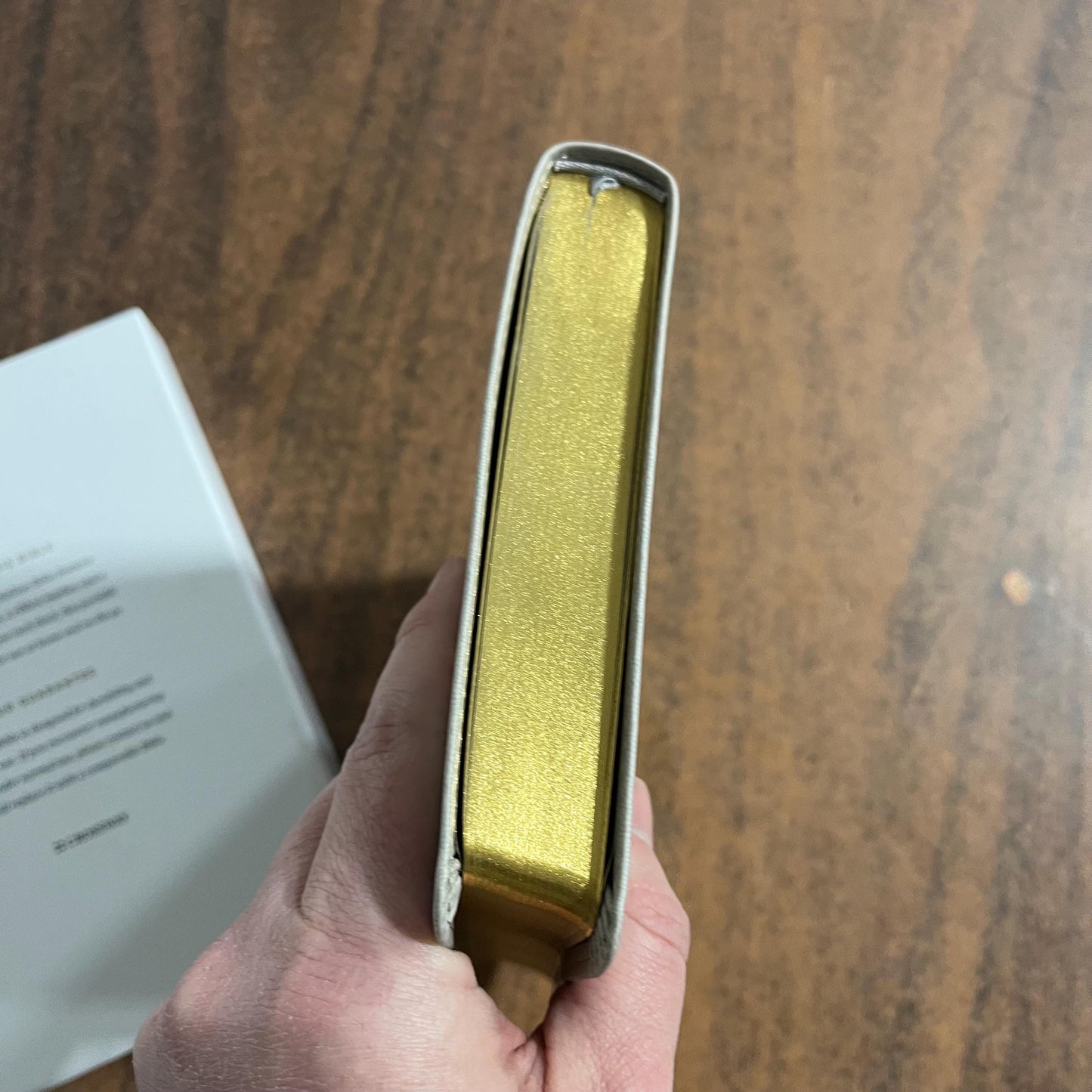 Personalized ESV Thinline Bible - Stone TruTone - Custom Imprinted with name engraved on cover - 9798874903558