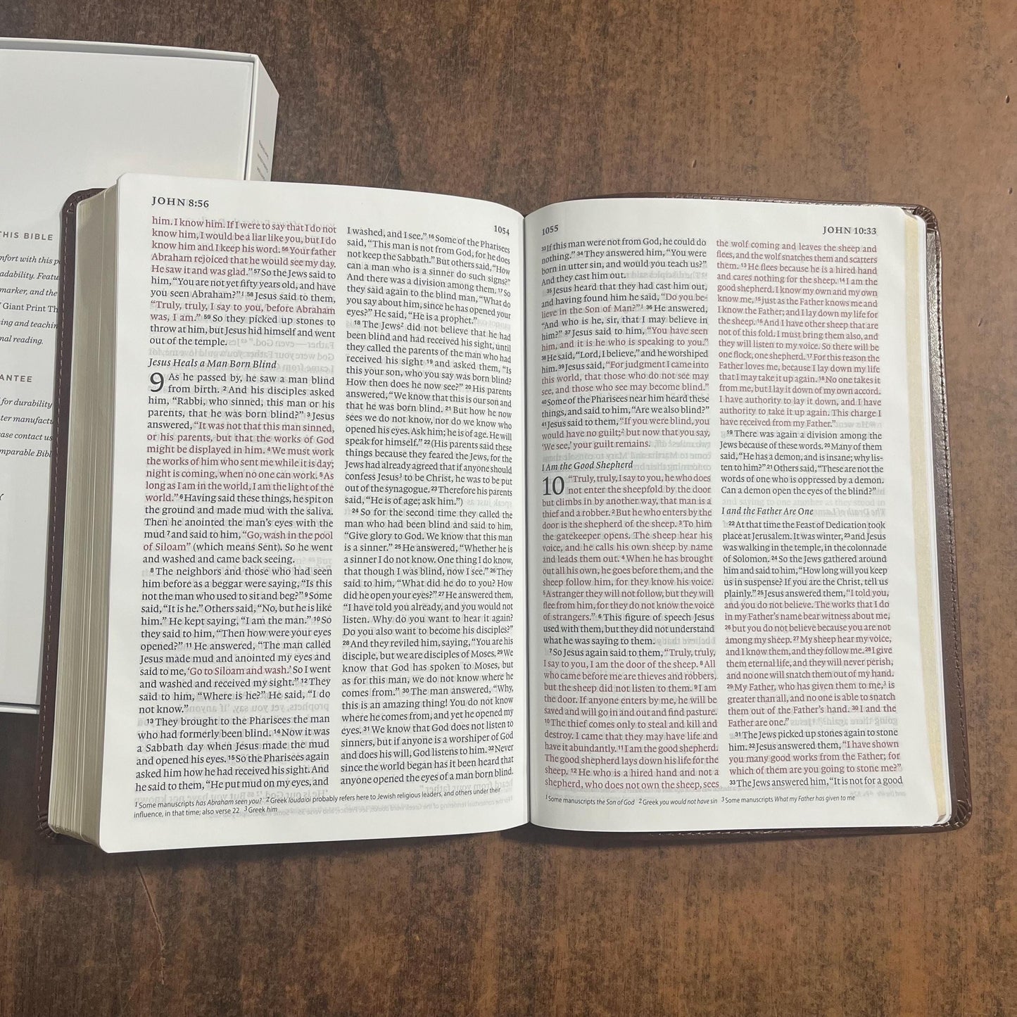 Personalized ESV Giant Print Thinline Bible - Deep Brown TruTone - Custom Imprinted with a name engraved - 9798874906290