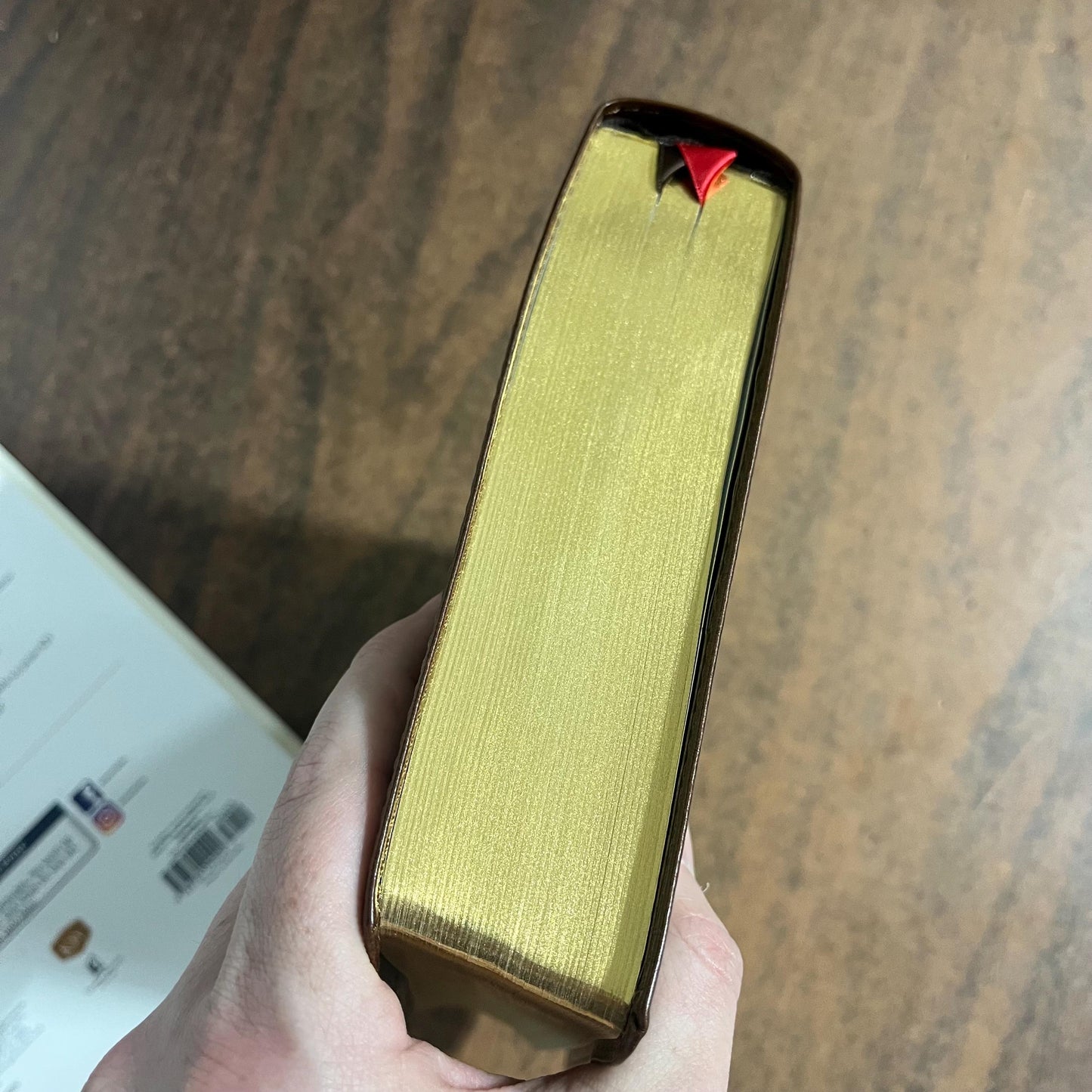 Personalized KJV Word Study Reference Bible - Brown LeatherSoft, custom imprinted with a name, 20spaces 9780785294924