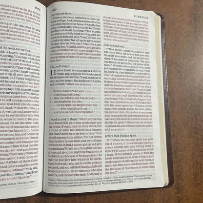 Personalized ESV Giant Print Thinline Bible - Deep Brown TruTone - Custom Imprinted with a name engraved - 9798874906290