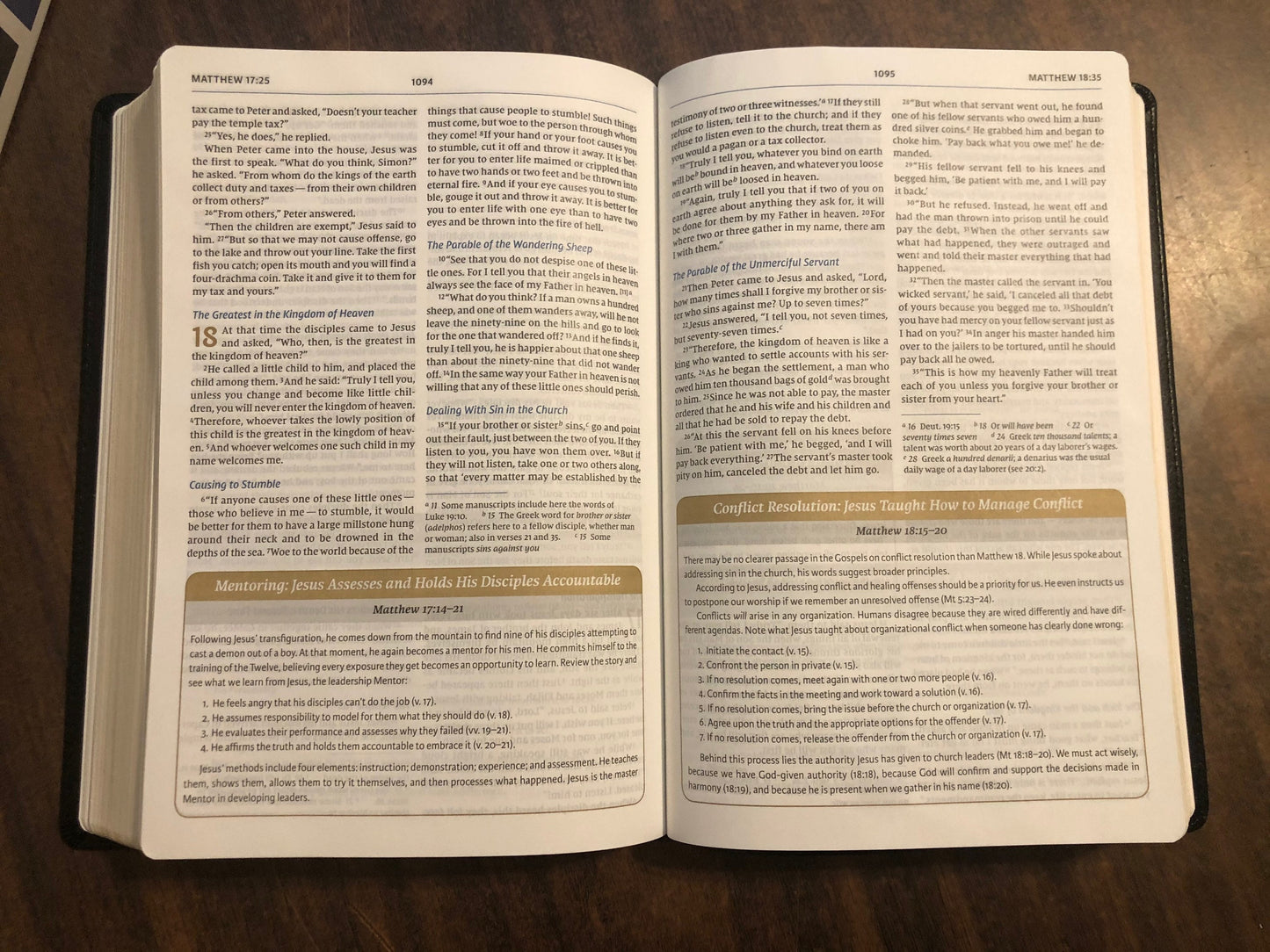 Personalized NIV Maxwell Leadership Study Bible - Black LeatherSoft Cover - Custom Imprinted with name, 9780785223023