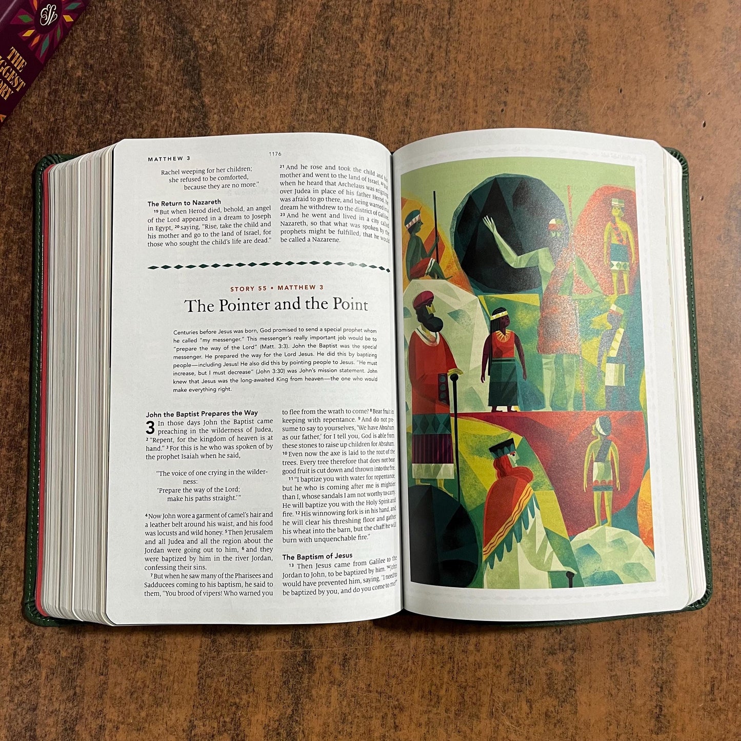 Personalized ESV Kids Bible - Dark Green Trutone - Custom Imprinted with name - Biggest Story Study Bible for Kids 9798874902537