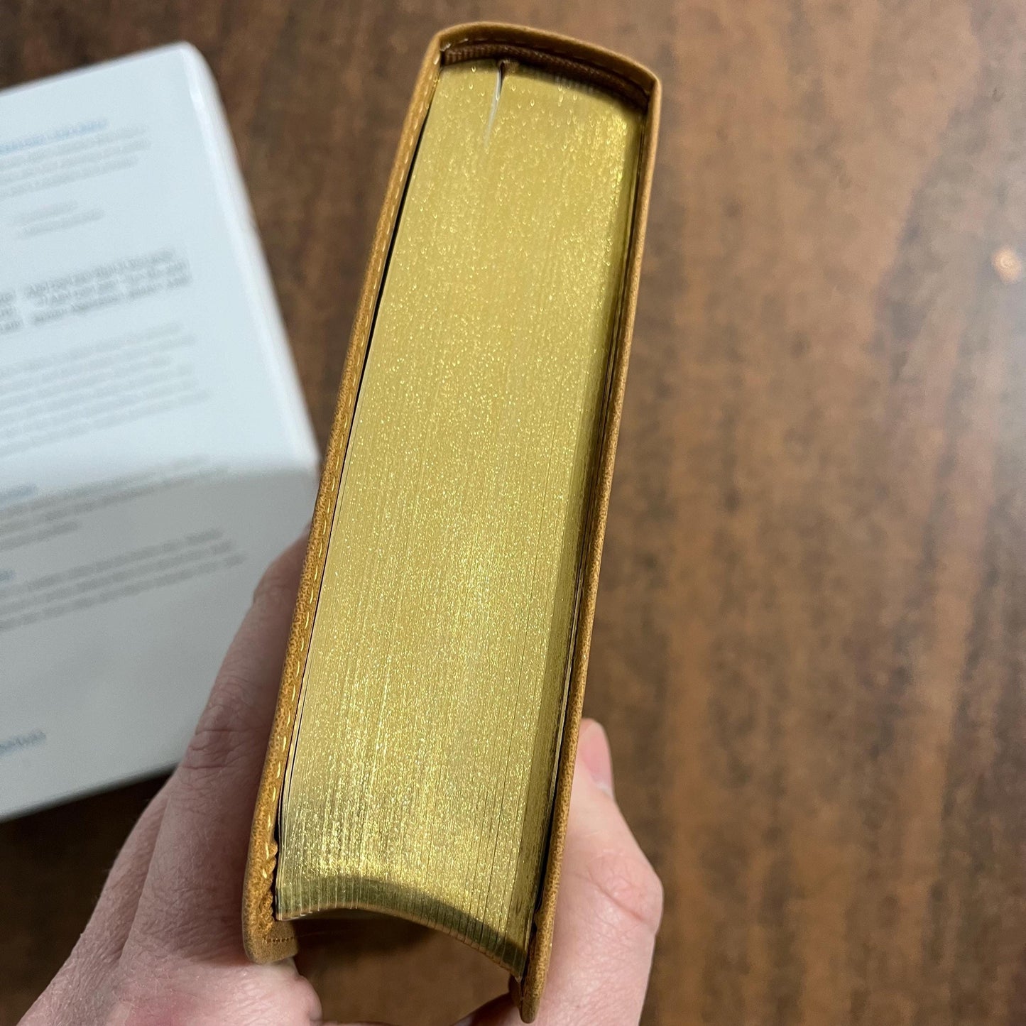 Personalized ESV Large Print Personal Size Bible - Nubuck Caramel Brown, Wildflower Design TruTone  Custom Imprinted, ISBN 9798874900212