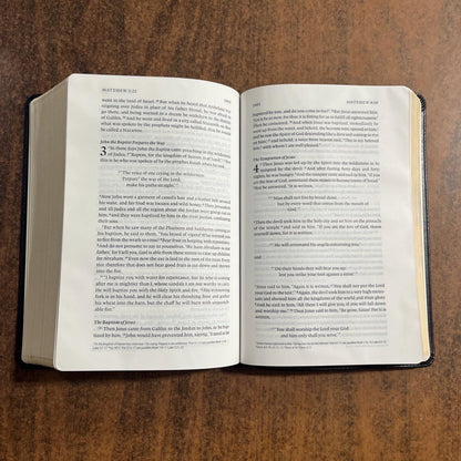 Personalized ESV Single Column Heritage Bible - Black TruTone - Custom Imprinted with a name 9781433591969
