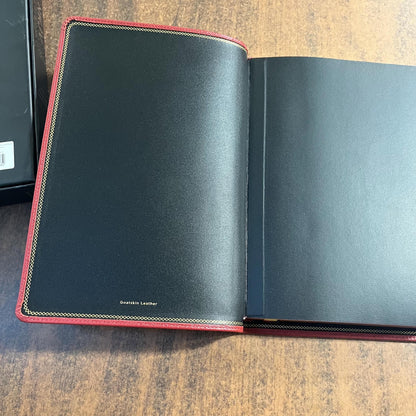 Personalized NKJV Large Print Thinline Reference Bible - Red Goatskin Premium Genuine Leather, Premier, 9781400350582