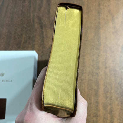 Personalized ESV Giant Print Bible - Deep Brown Trutone - Custom Imprinted with a name engraved - 9798874906337