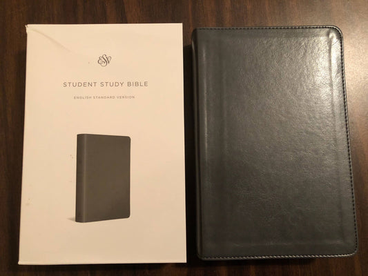 Personalized ESV Student Study Bible - Gray Trutone  Custom Imprinted, ISBN 9781433552724