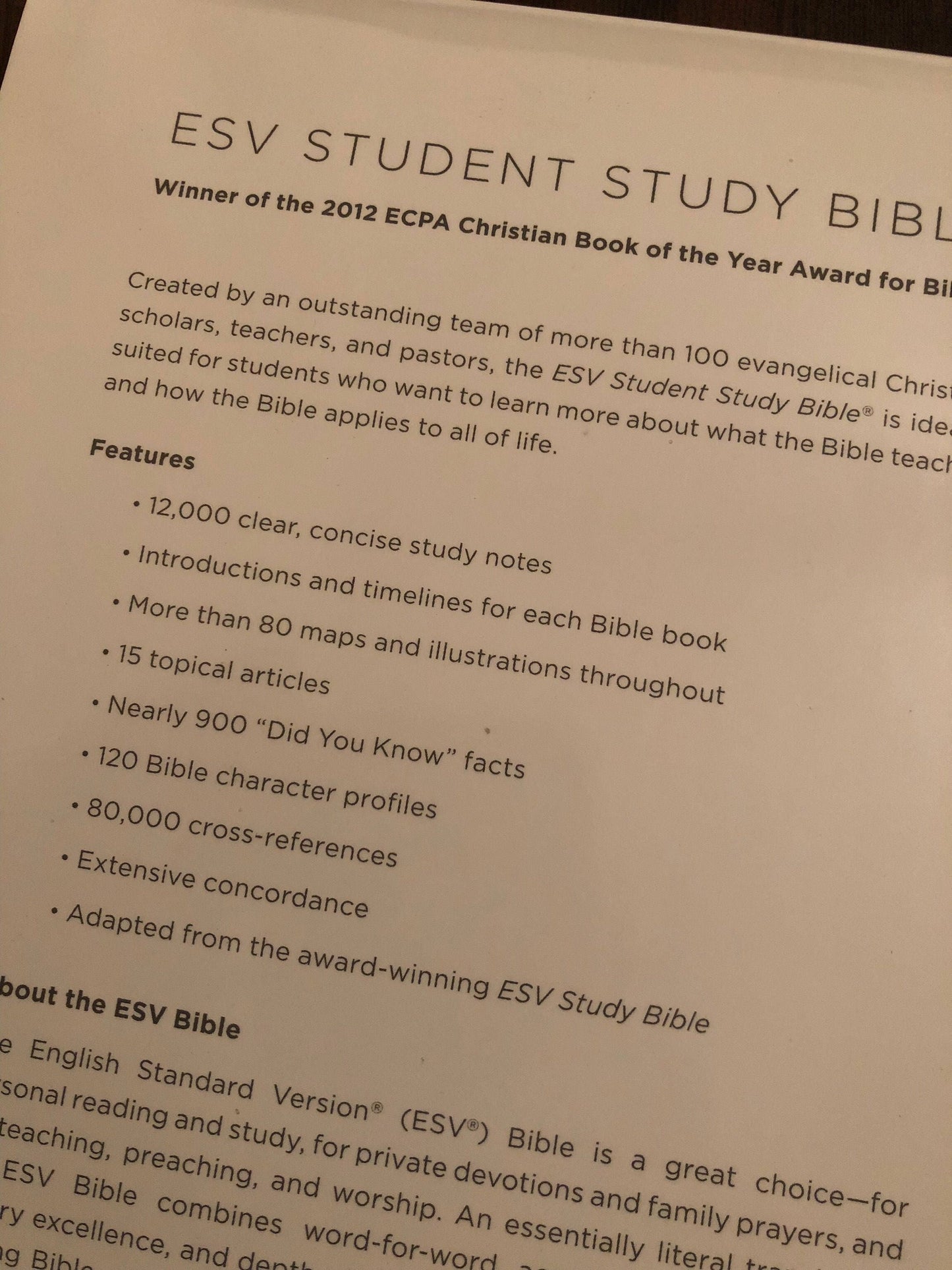 Personalized ESV Student Study Bible - Gray Trutone  Custom Imprinted, ISBN 9781433552724