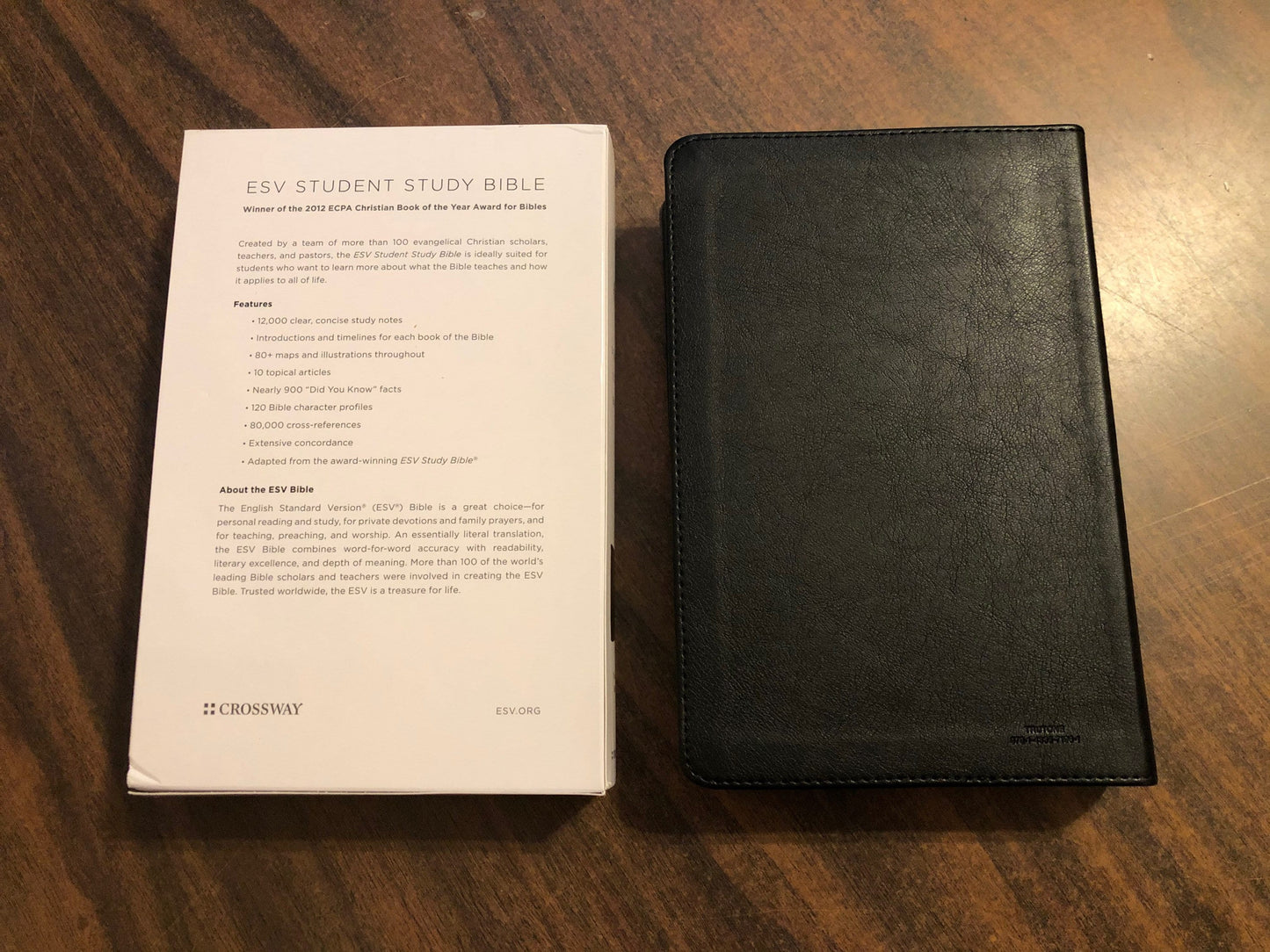 Personalized Bible, ESV Student Study Bible - Black Trutone  Custom Imprinted, ISBN 9781433571961