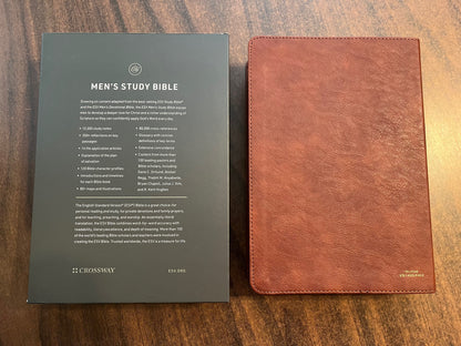 Personalized ESV Mens Study Bible - Brown TruTone,  Custom Imprinted, ISBN 9781433581632