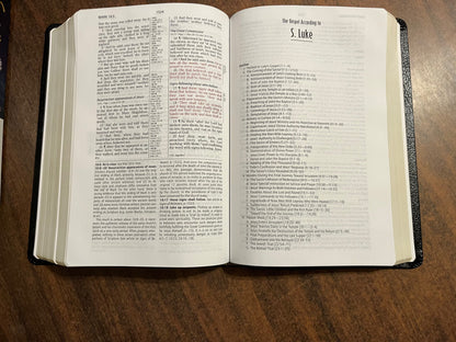 Personalized KJV Life In The Spirit Study Bible - Black Bonded Leather - Custom Imprinted with a name 9780310927587