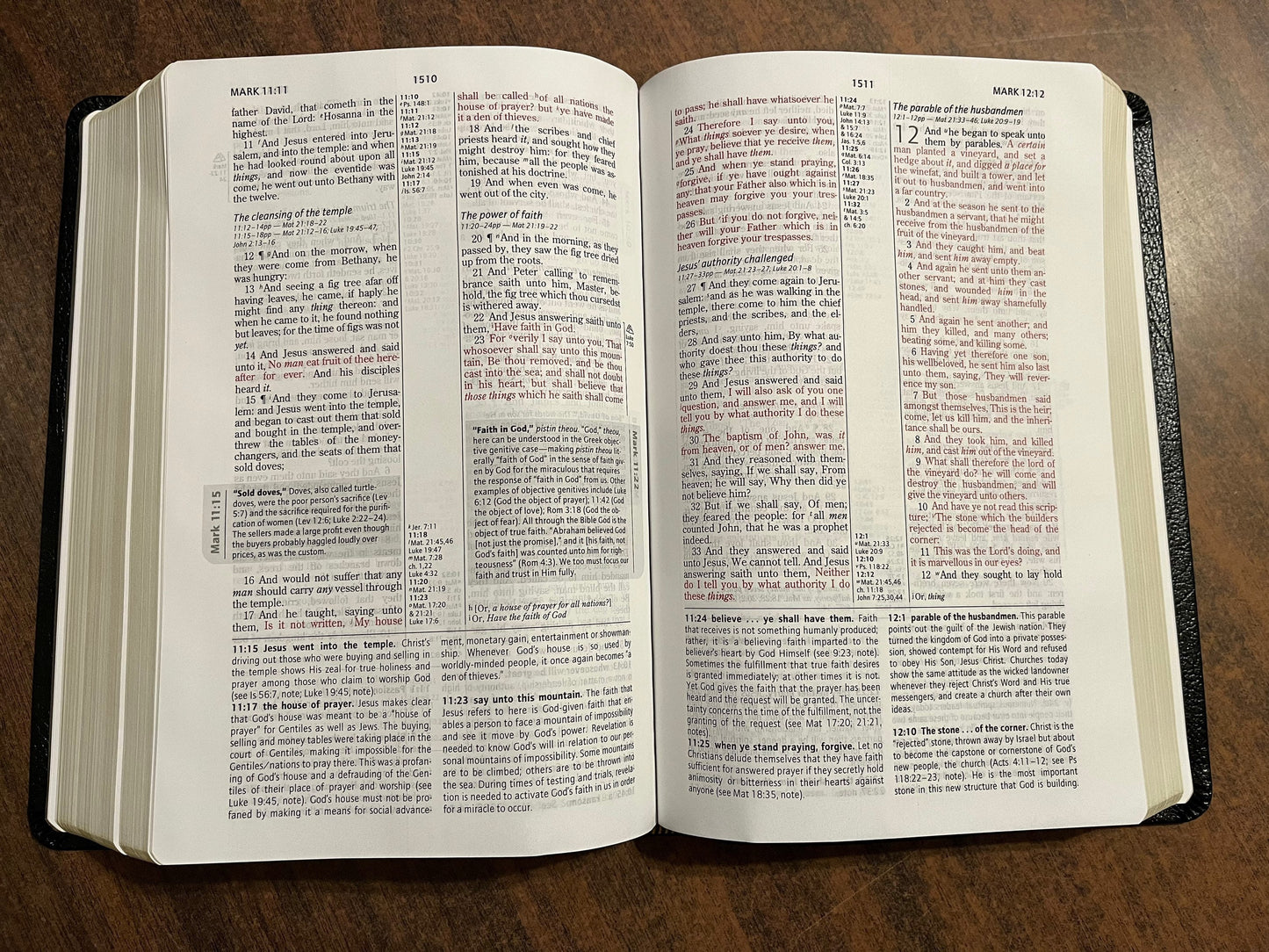 Personalized KJV Life In The Spirit Study Bible - Black Bonded Leather - Custom Imprinted with a name 9780310927587