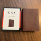 Personalized ESV Study Bible - Deep Brown Cowhide Genuine Leather  Custom Imprinted, ISBN 9781433521782