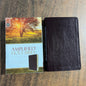 Personalized Amplified Bible - Burgundy Bonded Leather, custom imprinted with name, 9780310443940